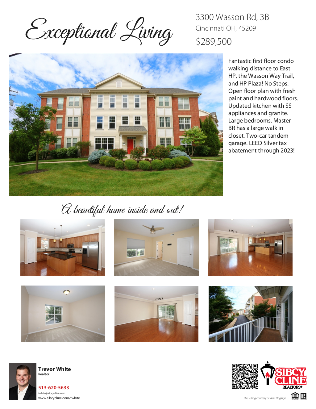 listing flyer for 3300 wasson rd 3b listing flyer